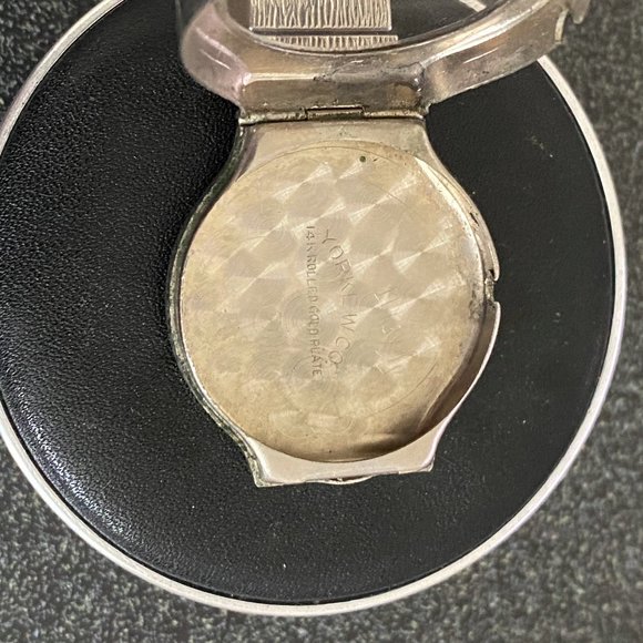 Antique Swiss Elaine 6 Jewel Movement 14 Karat Rolled White Gold Watch main image 5